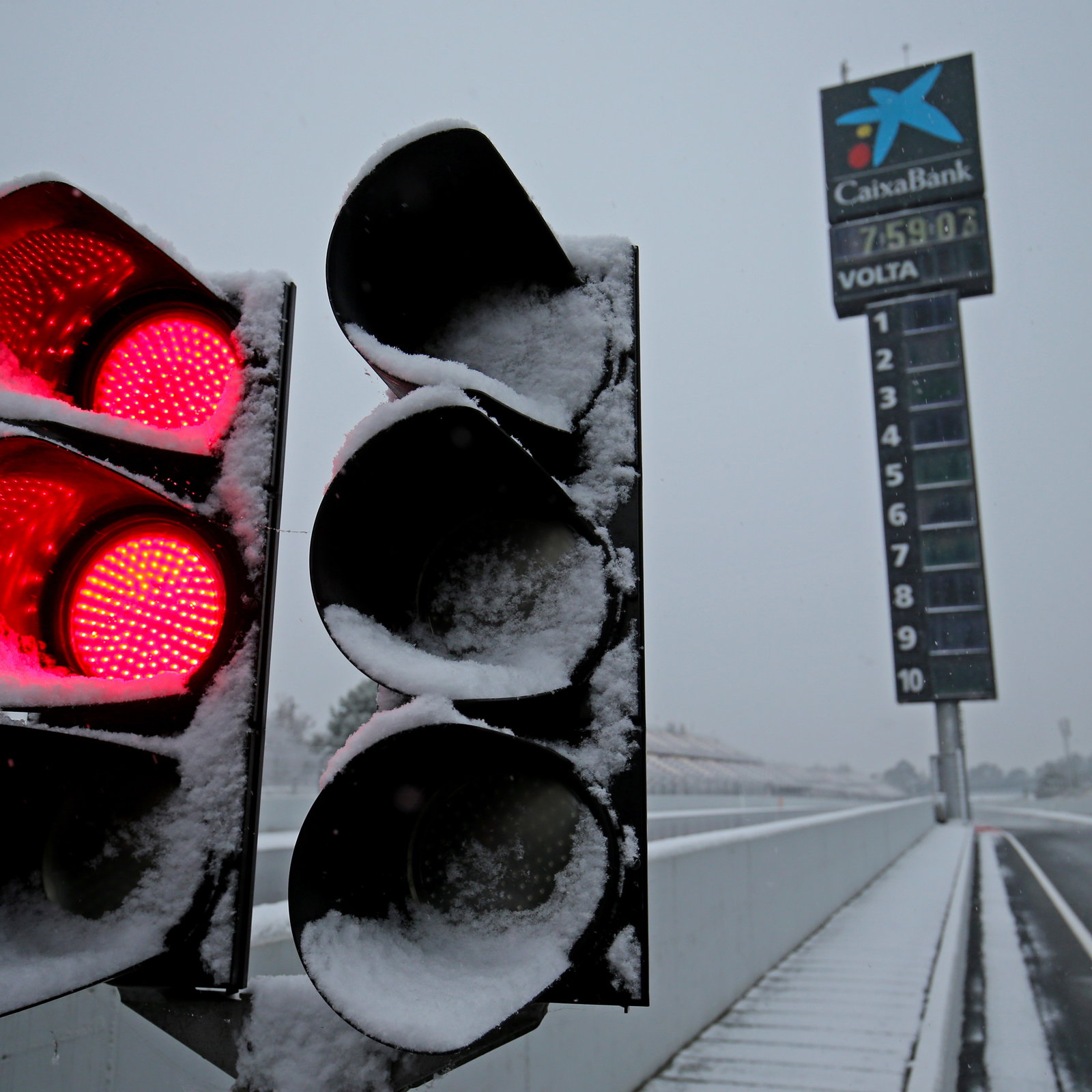 F1, Pre-season testing, snow,